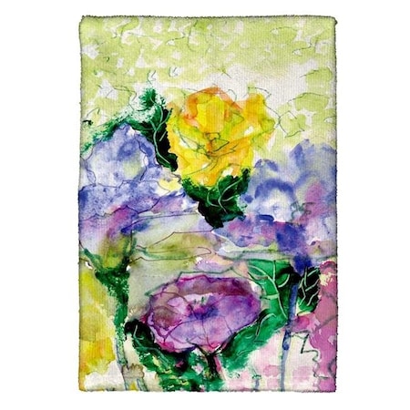 Betsy Drake KT390 Watercolor Garden Kitchen Towel
